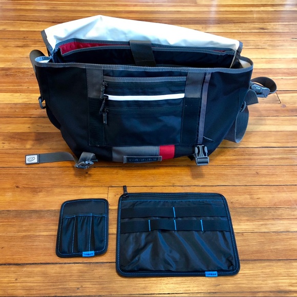 Timbuk2 D-Lux Laptop Racing Stripe Messenger Bag - Picture 7 of 8